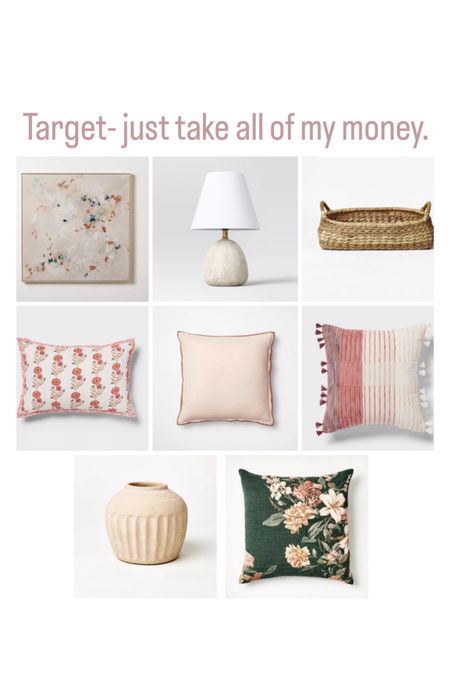 Target spring home- HERE for all of the boho vibes  - throw pillows - lamps - vases and more! 

#LTKfindsunder50 #LTKhome #LTKSeasonal