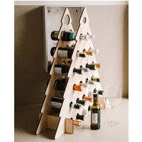 Advent Calendar Wine Bottle Holder, Wooden Christmas Tree, Countdown Home Decor, Calendar, Gift Holiday Decor | Etsy (US)
