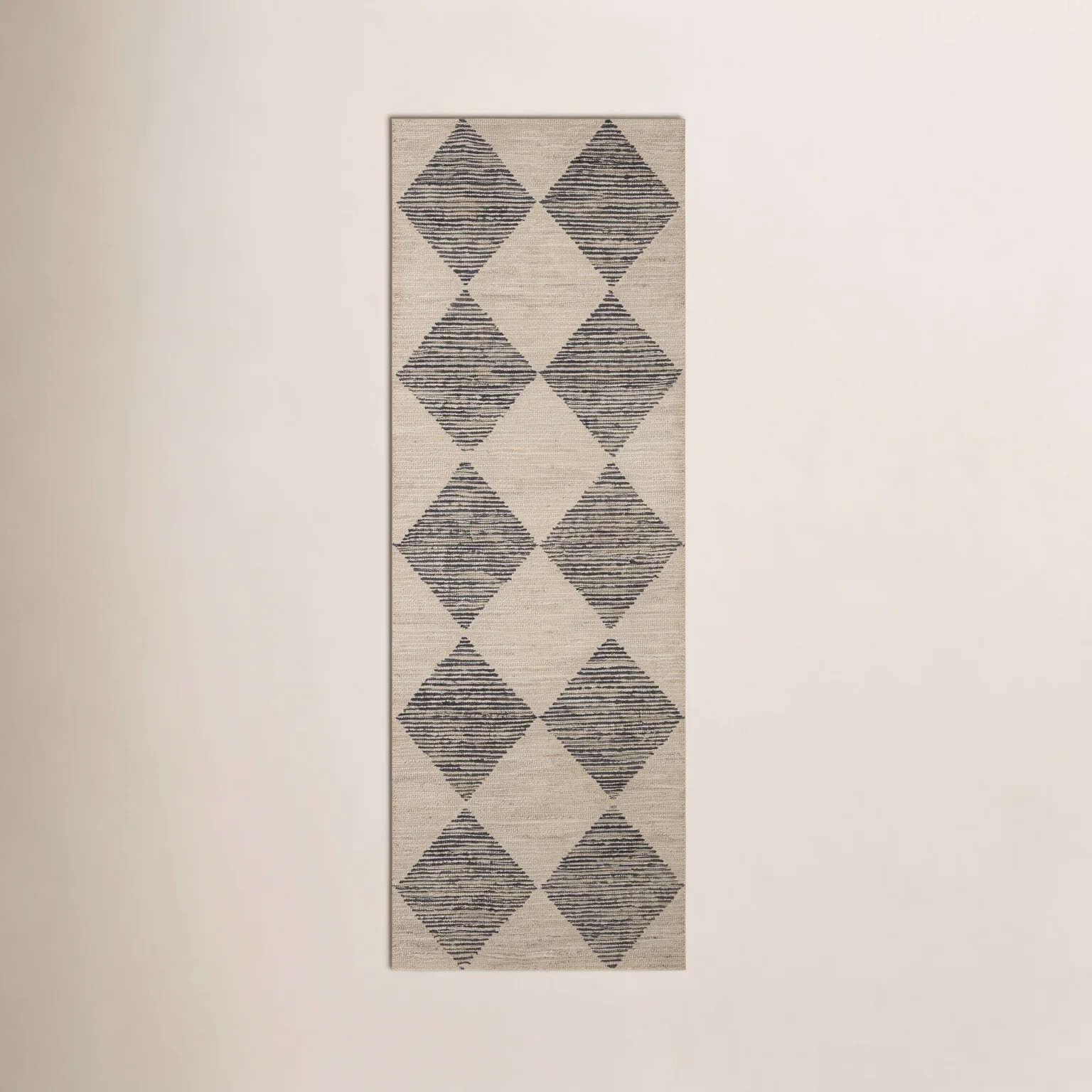 Chris Loves Julia x Loloi Francis Wool Beige / Charcoal Rug | Wayfair North America