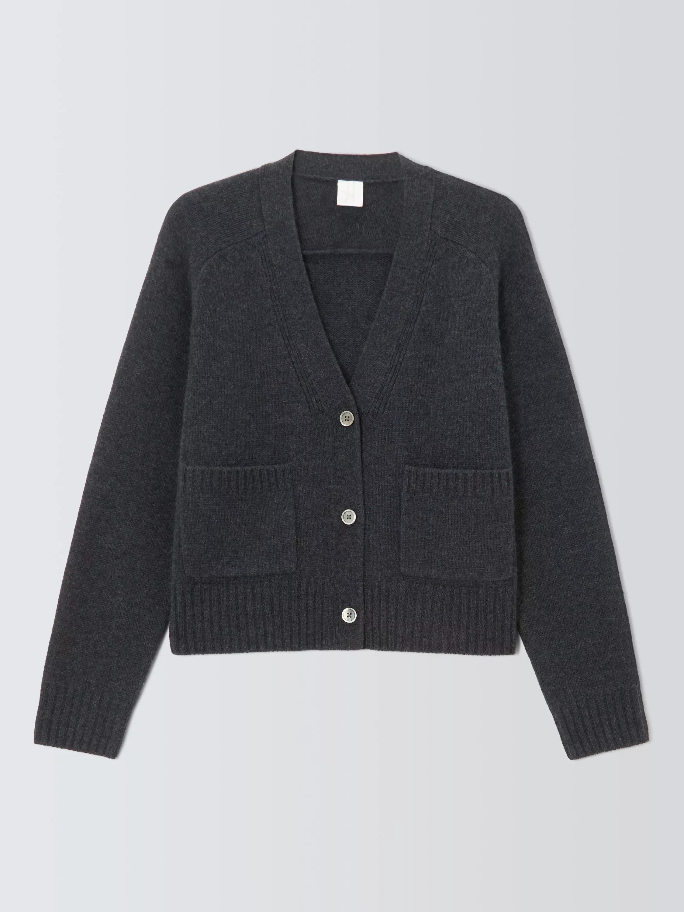 John Lewis Wool Blend V-Neck Cardigan | John Lewis (UK)