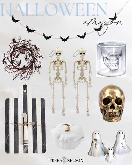 We’re close to a month away from Halloween! Get your scary chic vibes on with all things skeleton at Amazon! 

I am loving these ghost salt and pepper shakers!! 

#LTKSeasonal #LTKHalloween #LTKbeauty