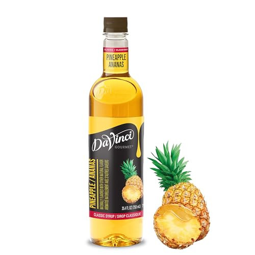 DaVinci Gourmet Classic Pineapple Syrup, 25.4 Fluid Ounces (Pack of 1) | Amazon (US)