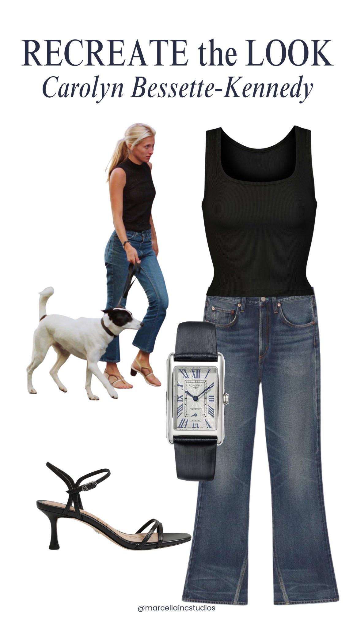 Carolyn Bessette Kennedy style — black top? tee, dark straight leg jeans, bare feet red polish (toes only). Frame Le High Straight + Aritzia tee. #CBK #quietluxury #Framejeans #Aritzia #90sminimalist #bootcutjeans #CarolynBessetteKennedy 


#LTKootd