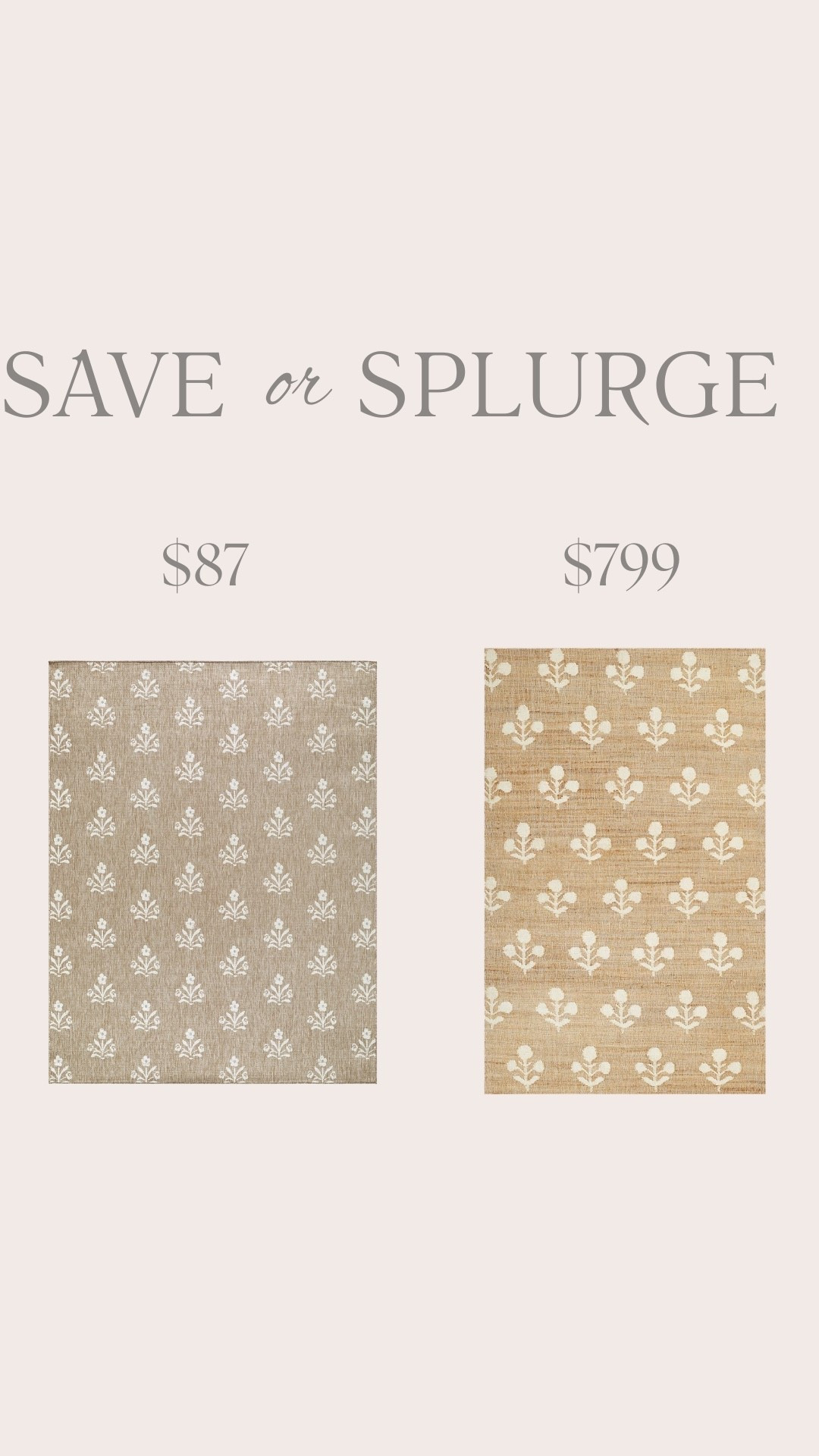 Save vs splurge 

#LTKHome