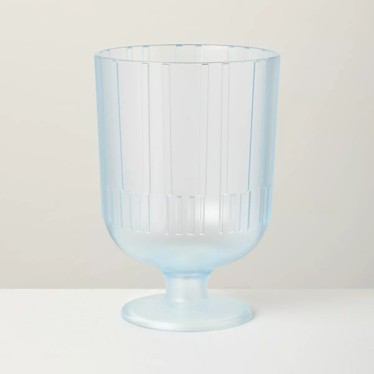 16oz Textured Tritan Plastic Wine Goblet Green - Hearth & Hand™ with Magnolia | Target