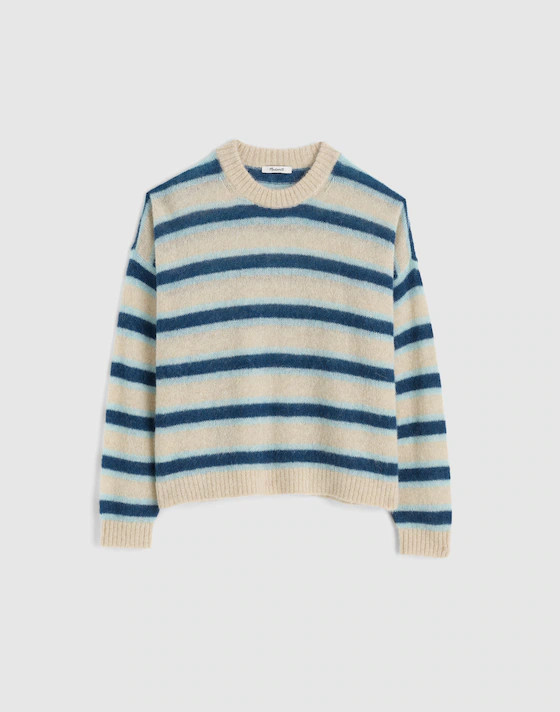 Striped Pullover Sweater in Alpaca Blend | Madewell