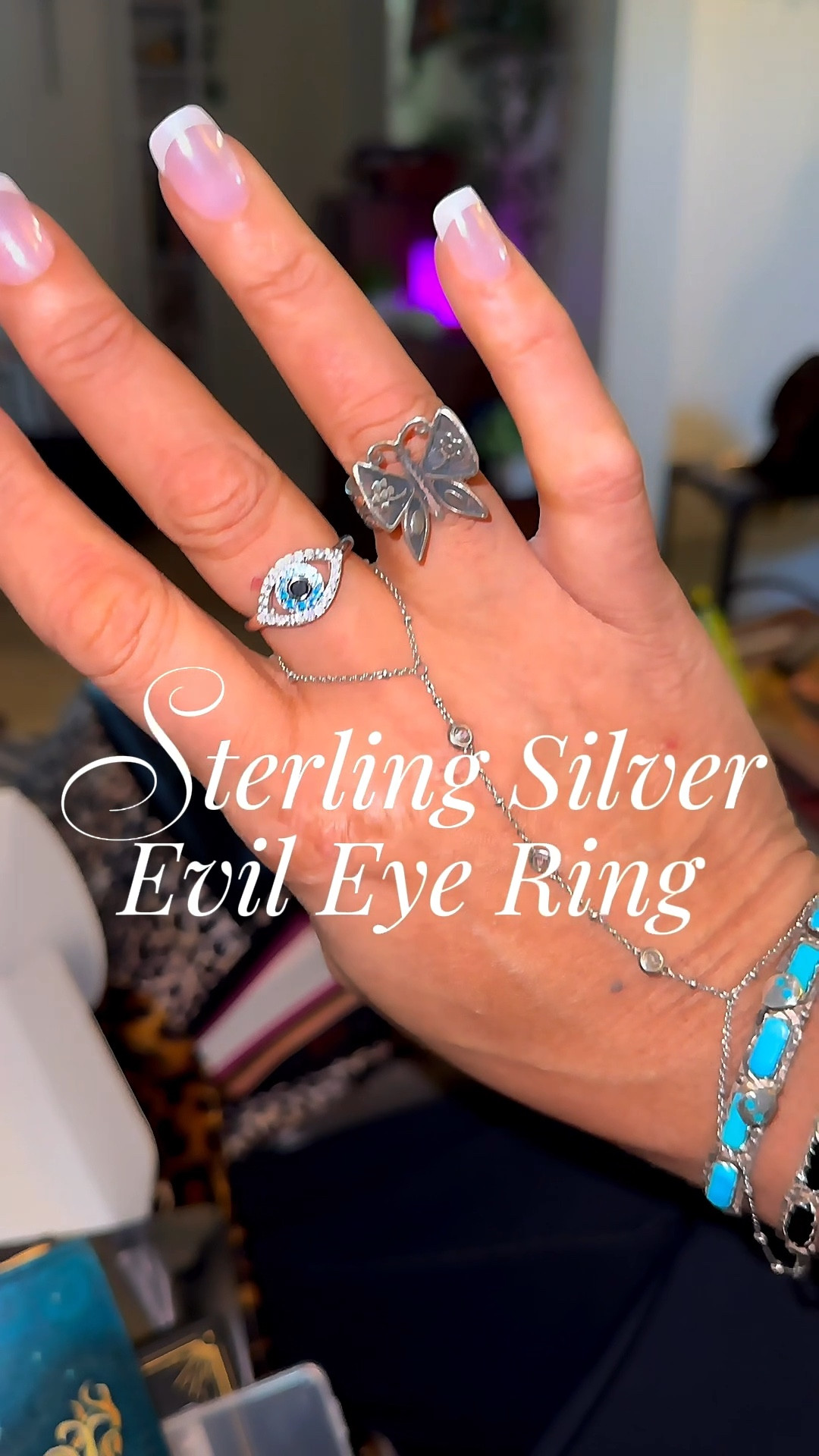 Sterling Silver Evil Eye ring💍 from Amazon. This is a beautiful easy way to wear an evil eye.🧿 

It’s SO PRETTY!

#LTKOver40 #LTKBeauty