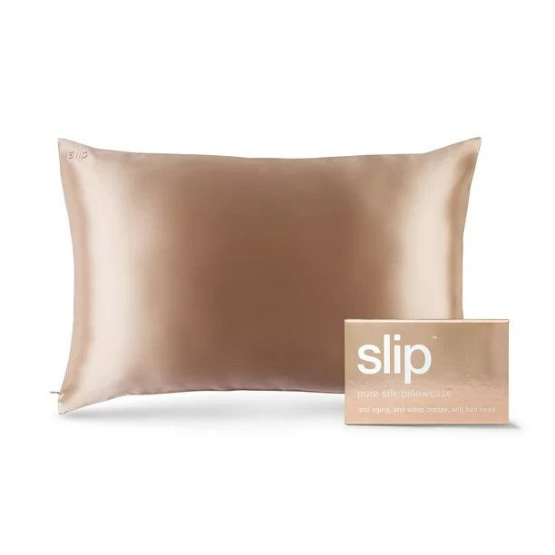 Slip Pure Silk 360 Thread Count Rose Gold Silk Pillowcase, Queen | Walmart (US)