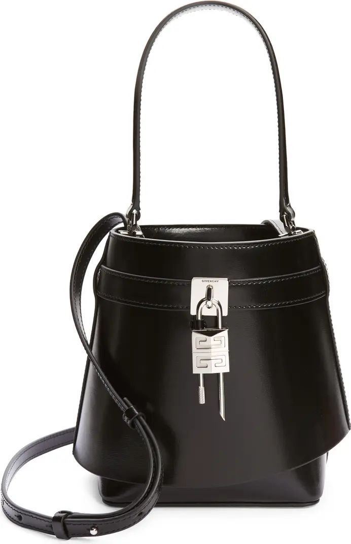 Shark Lock Leather Bucket Bag | Nordstrom