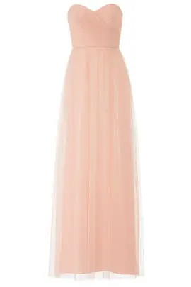 Blush Strapless Gown | Rent the Runway