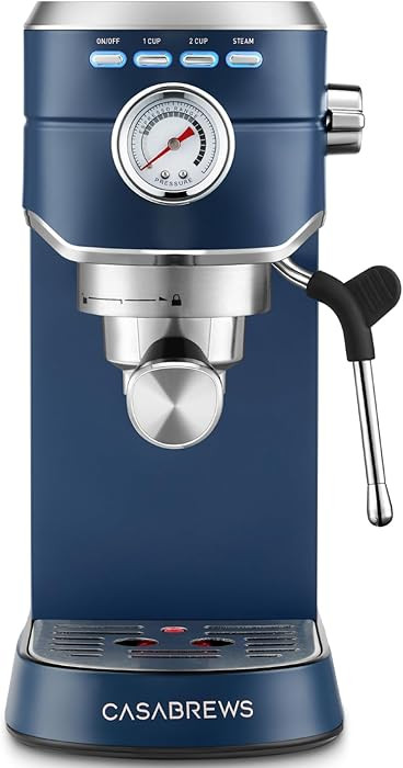 CASABREWS Espresso Machine 20 Bar, Professional Espresso Maker with Milk Frother Steam Wand, Espr... | Amazon (US)