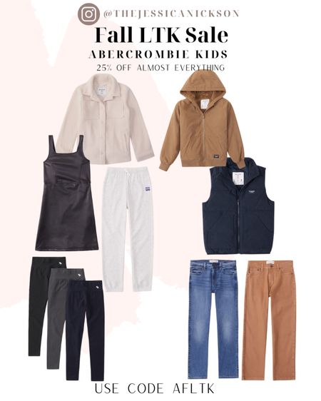 “Fall” in love with these stylish essentials for your kids! LTK users get 25% off most Abercrombie styles, shoes and accessories thru 9/20! Check out some of my favorite fall styles for your little ones. 

Use code AFLTK to save. This discount is only valid through the LTK app. 

#LTKSale #LTKkids #LTKGiftGuide