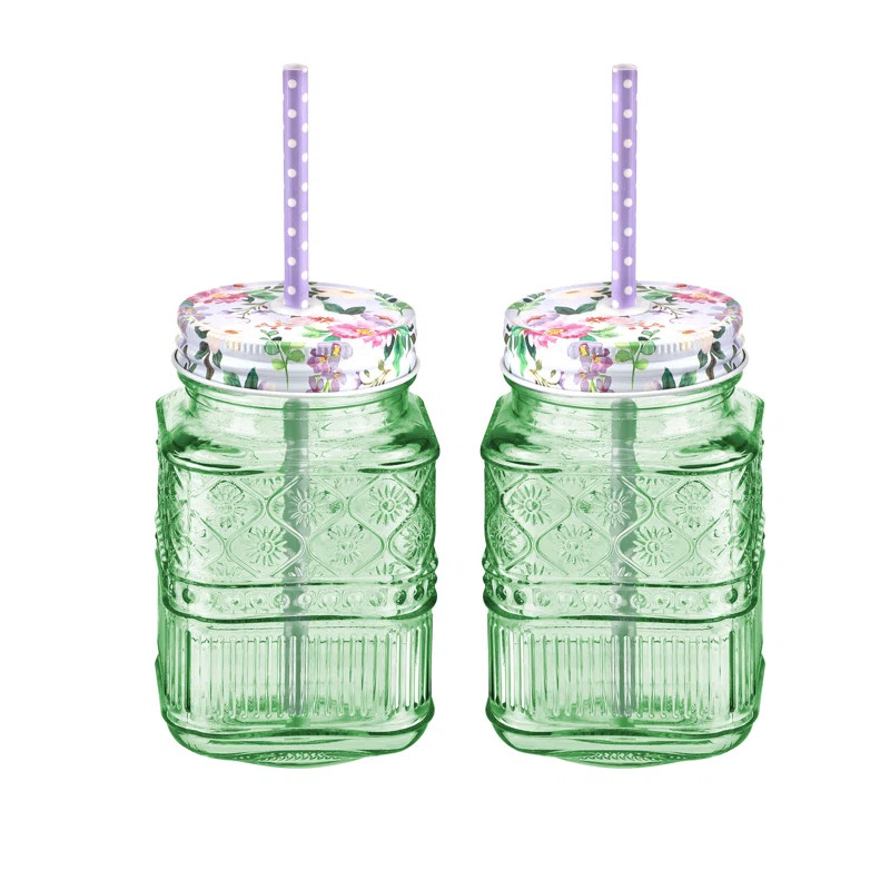 Claro Drinking Mason Jar (Set of 2) | Wayfair North America