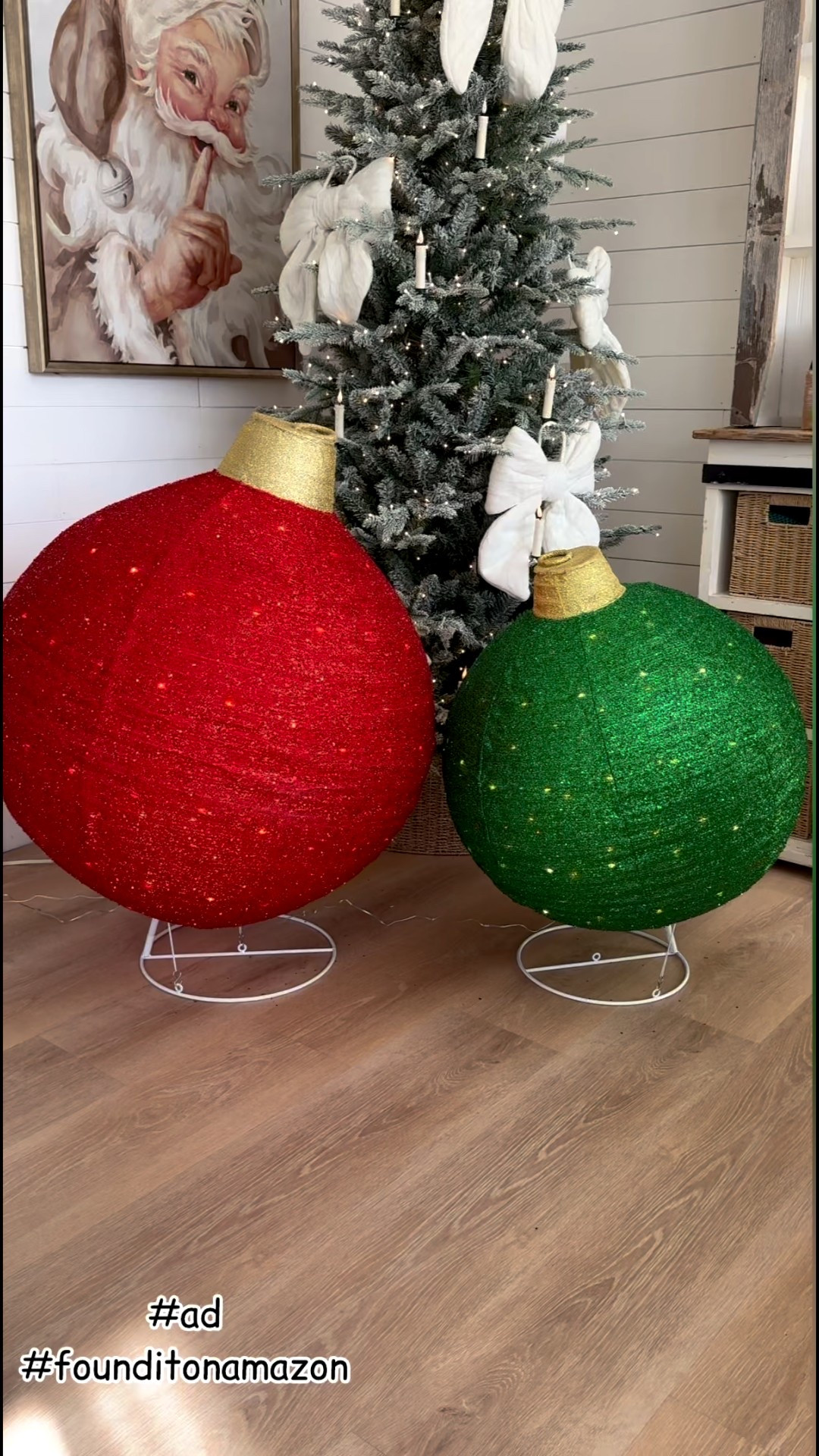 My amazing find from the @amazon Prime Big Deals! These outdoor ornaments make such a statement! They are bright and beautiful and are a two piece set. These deals won’t last long, so don’t miss out. #founditonamazon #amazon 

#LTKSeasonal #LTKHome #LTKSaleAlert