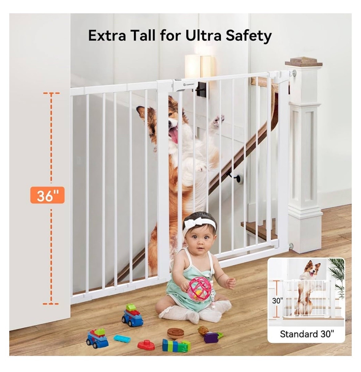 Love that this is extra tall to keep the dog from jumping over! 

#LTKBaby #LTKKids #LTKFamily