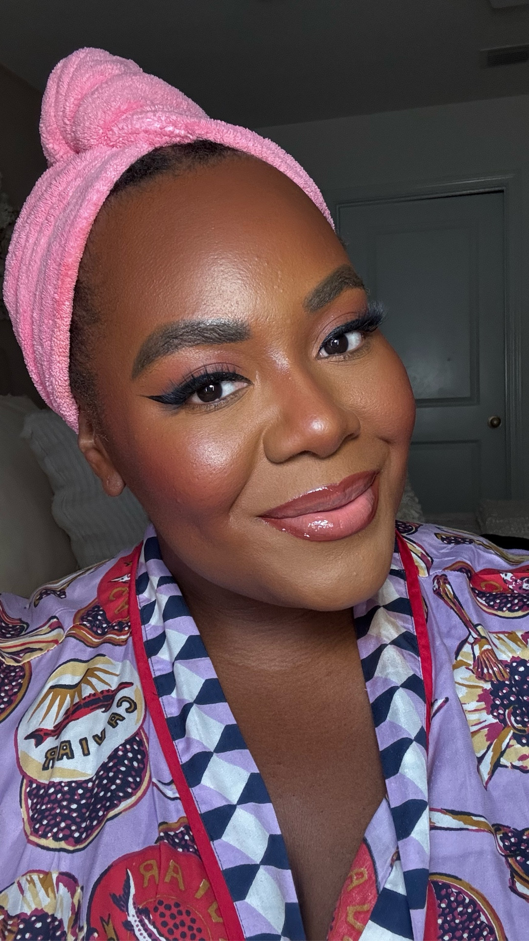 Glam from YT live - I definitely snapped! But that new Too Faced Skin enhancer is my new friend 


#LTKPlusSize #LTKFindsUnder50 #LTKSaleAlert