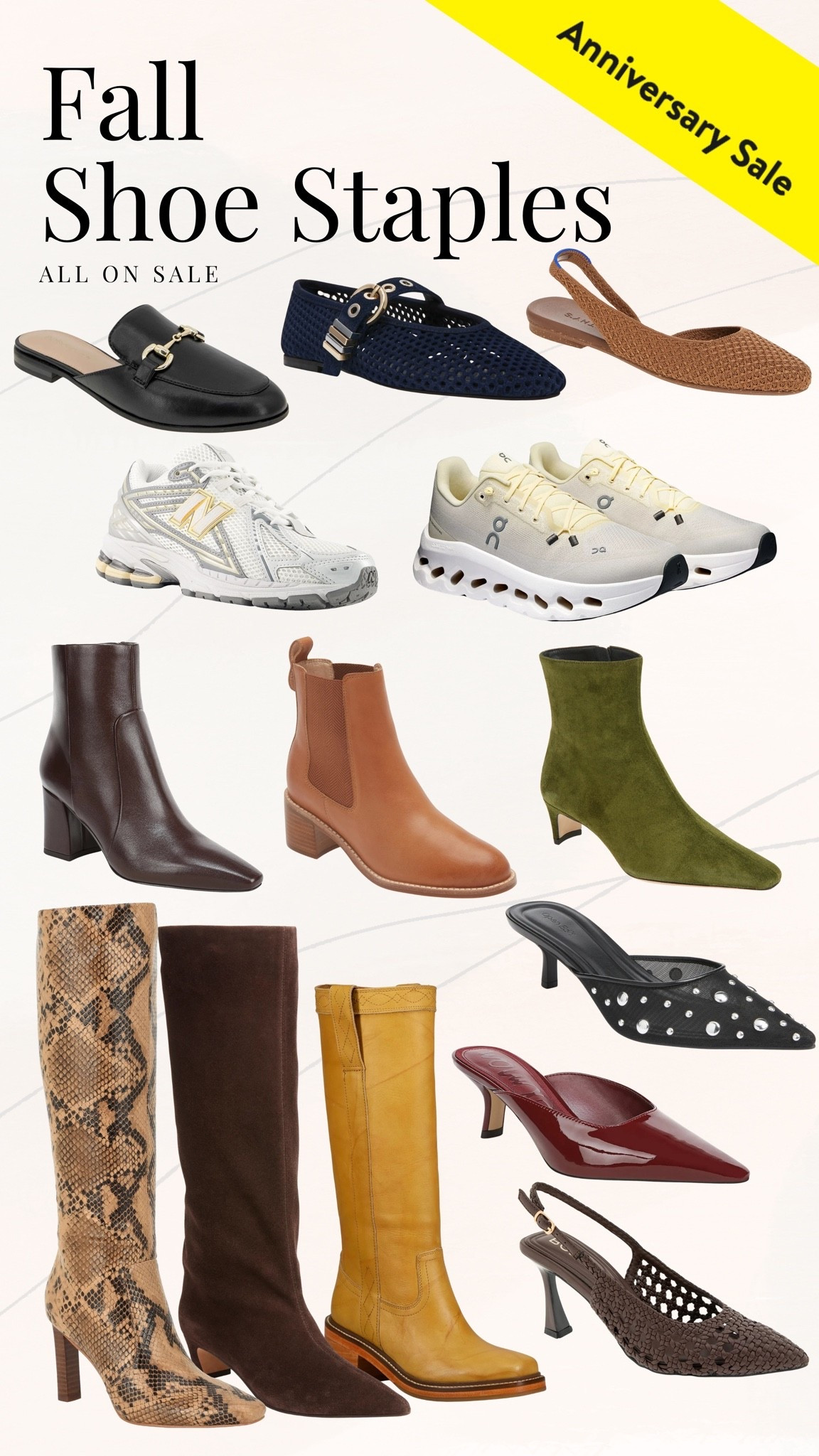 Fall Shoe Staples - all on sale during the Nordstrom Anniversary Sale!
🍁🍁🍁

NSale Finds, Nordstrom Anni Sale, Fall Fashion Trends, Shoe Finds, Footwear Inspo

#LTKSaleAlert #LTKootd #LTKSeasonal