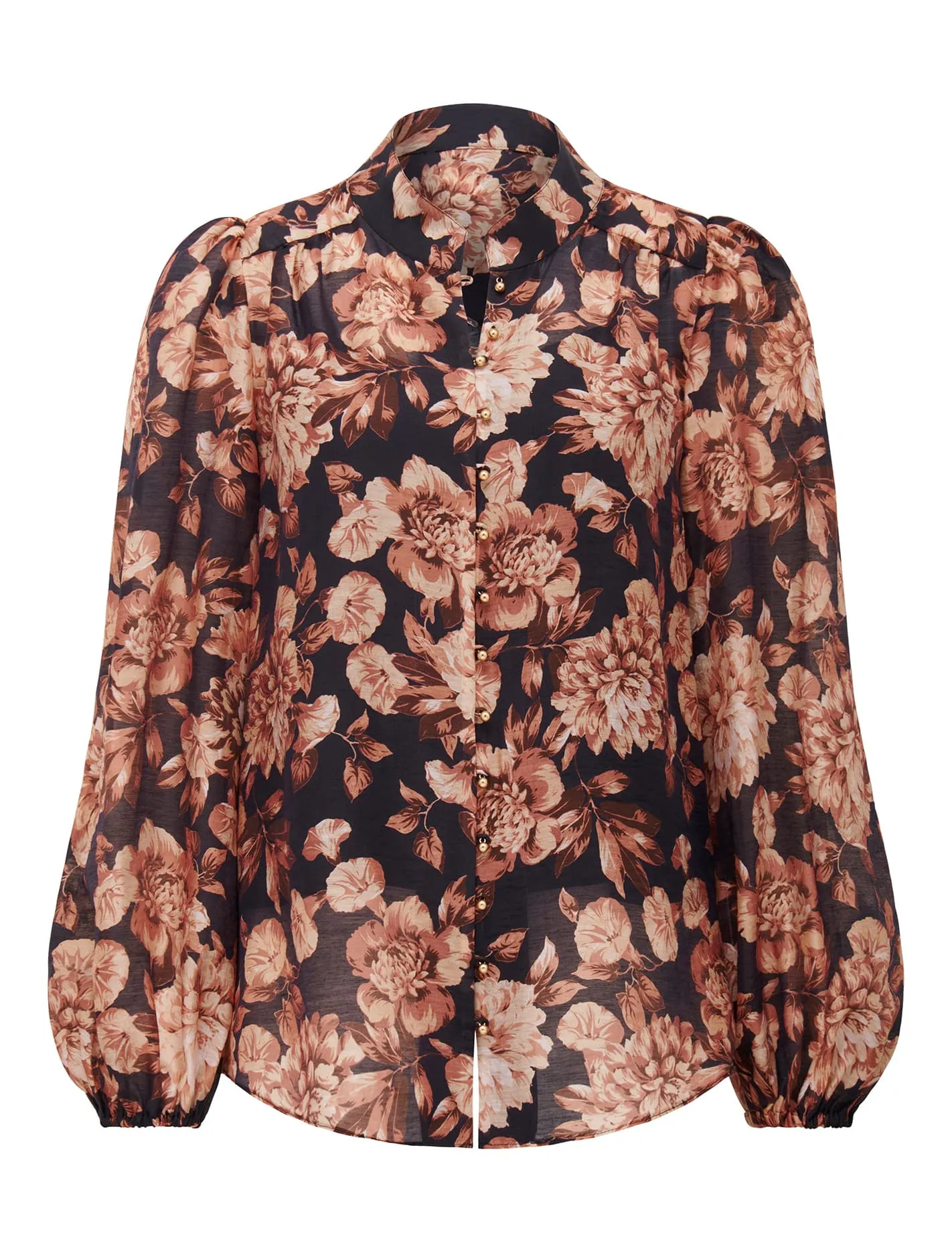 Amelia Printed Button-Down Blouse | Forever New (AU)