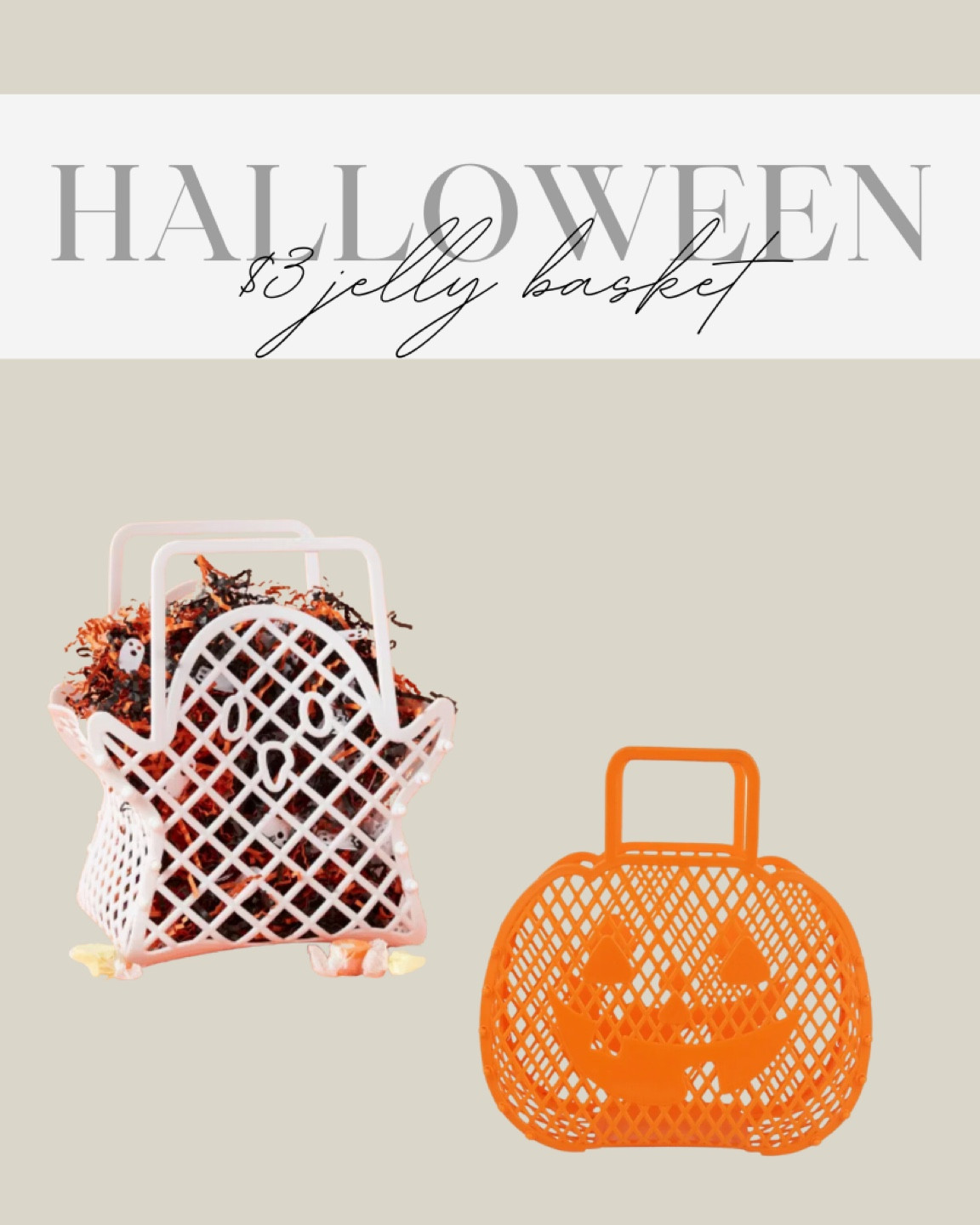$3 jelly basket finds👻🧡 

#halloween #walmartfinds #targetfinds #targethalloween #walmarthalloween #toddlerhalloween #boobaskets 

#LTKKids #LTKSeasonal #LTKHalloween