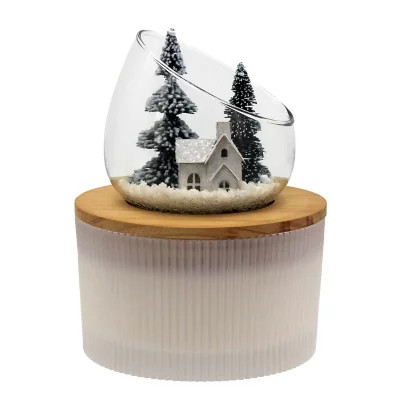 Member's Mark 3-Wick Snow Globe Candle | Sam's Club