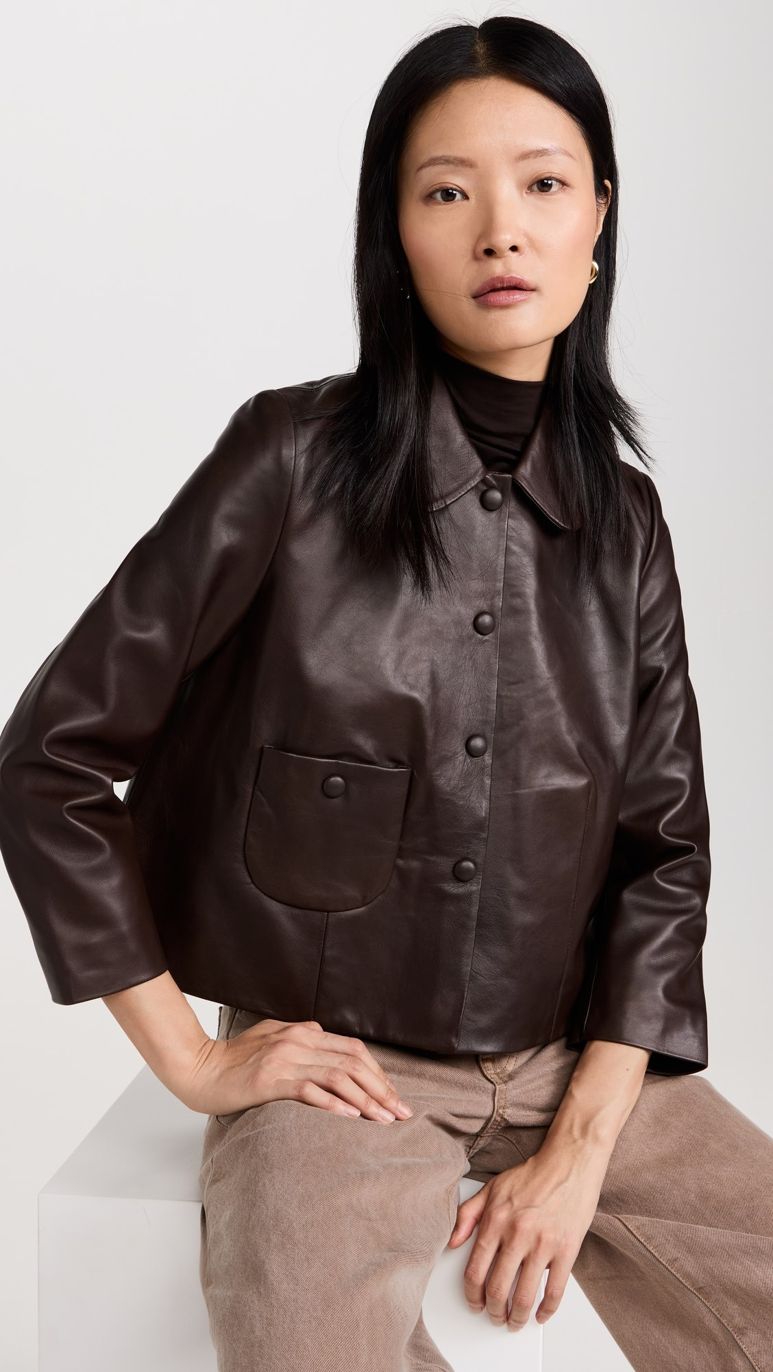 Milos Leather Jacket | Shopbop