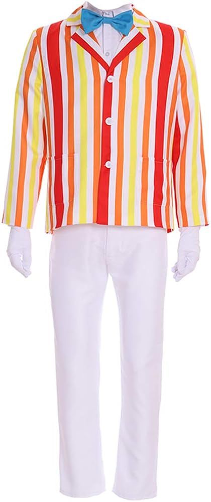 CosplayDiy Men's Costume Uniform for Mary Poppins Bert Cosplay | Amazon (US)