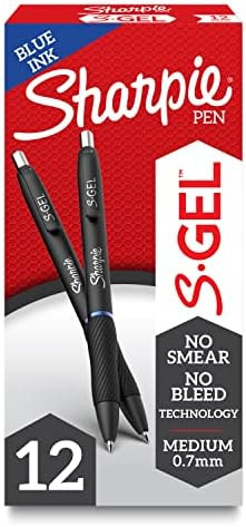 Amazon.com: Sharpie S-Gel, Gel Pens, Medium Point (0.7mm), Blue Ink Gel Pen, 12 Count | Amazon (US)
