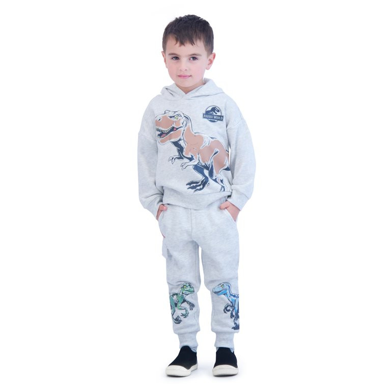Jurassic World Toddler Boy Hoodie and Joggers Set, Sizes 12M-5T | Walmart (US)
