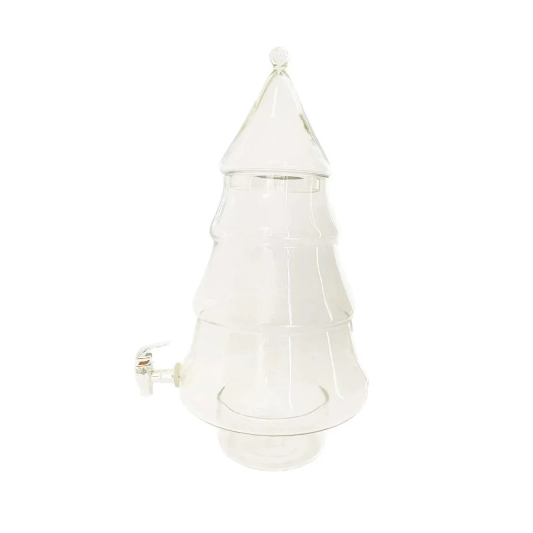 Glass Tree Beverage Dispenser | Pink Antlers