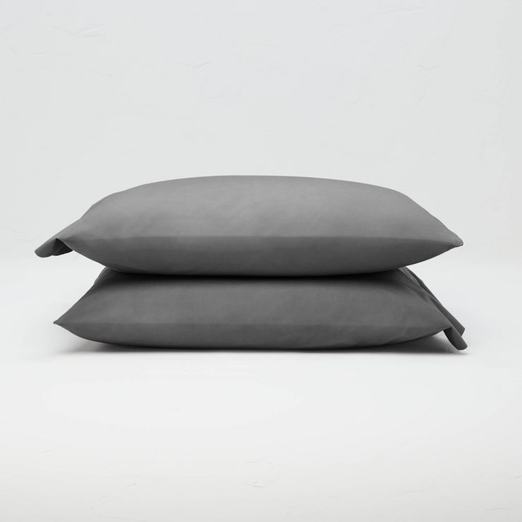 Washed Supima Percale Solid Pillowcase Set - Casaluna™ | Target
