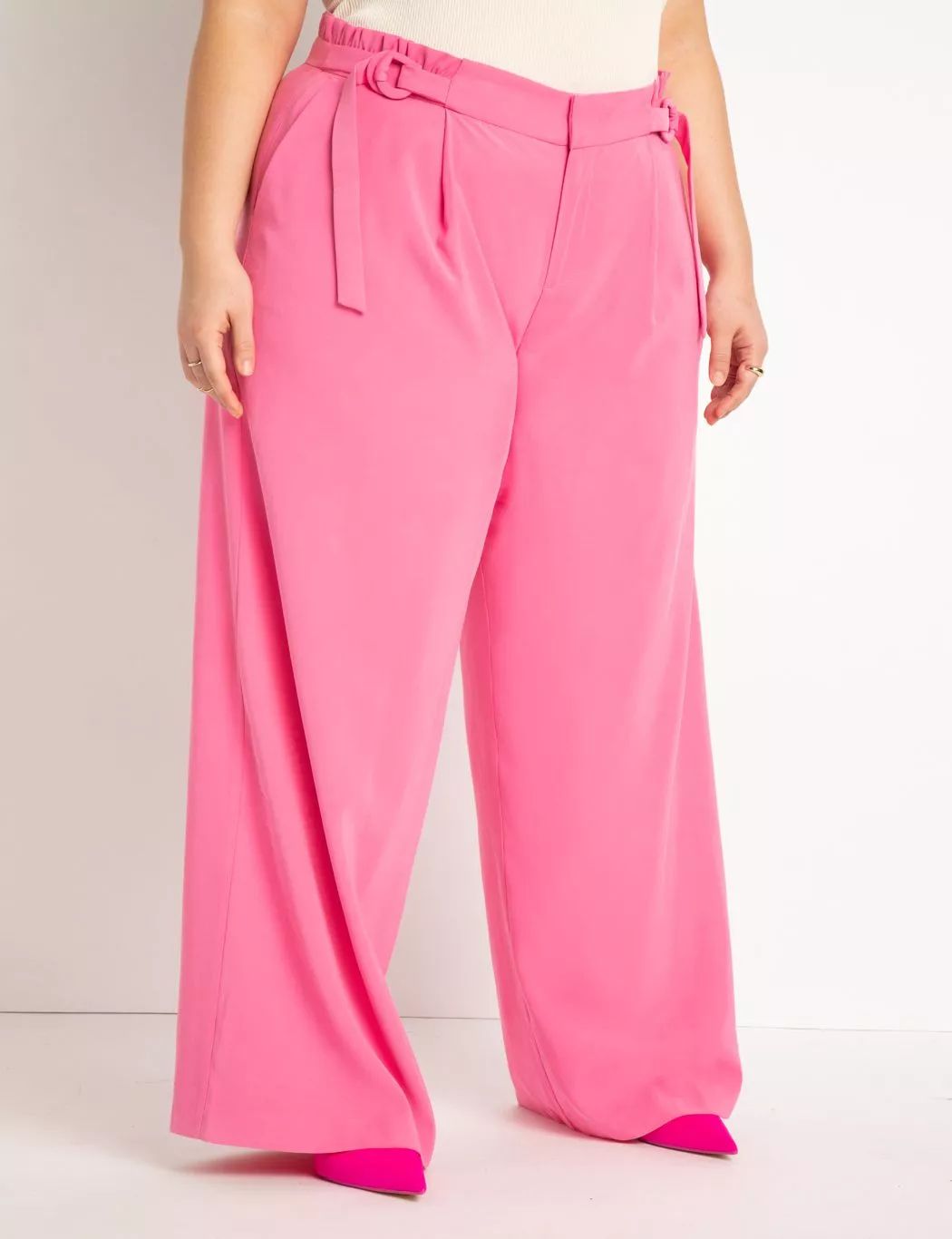 Cinched Waist Trousers | Eloquii