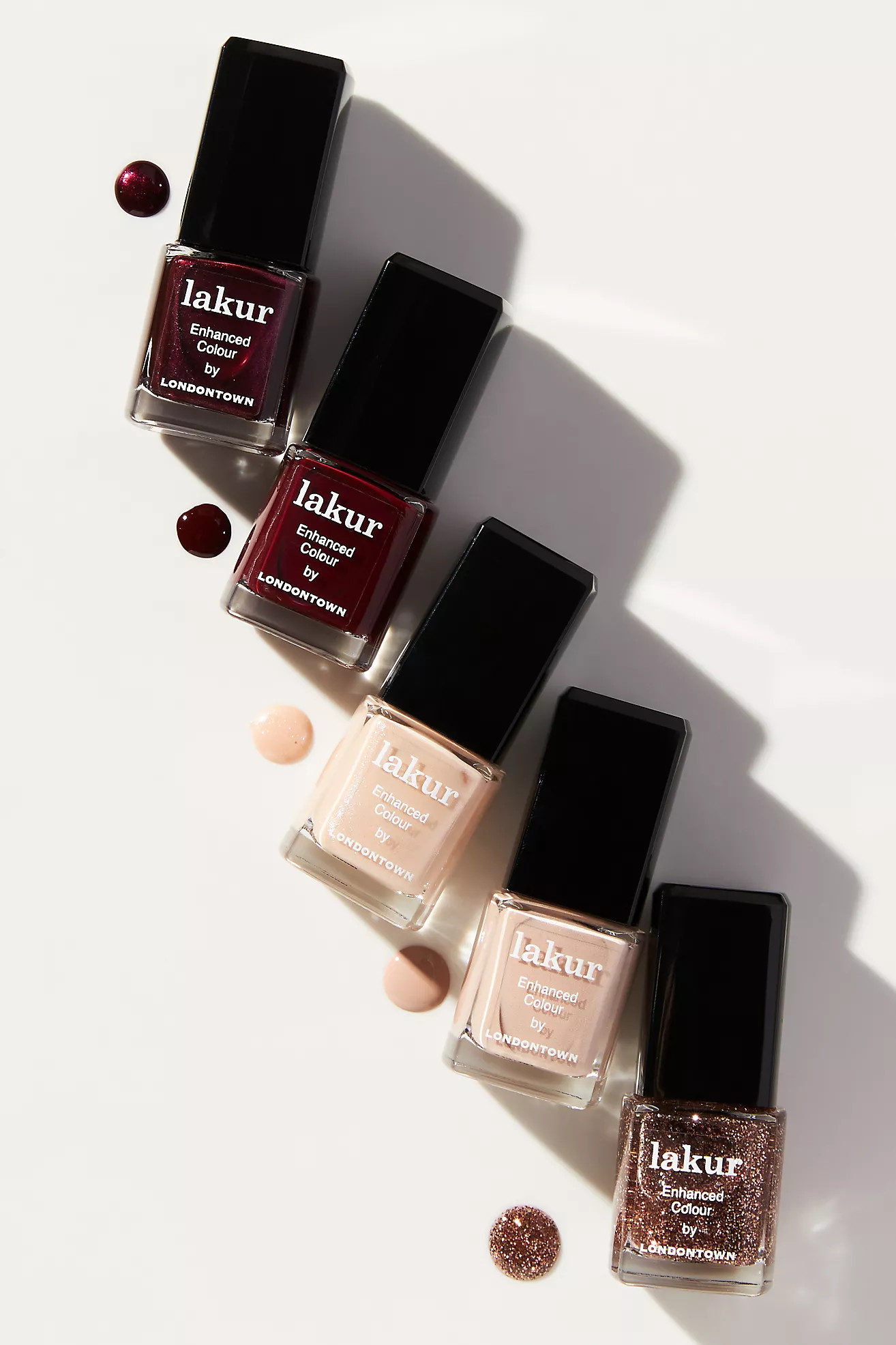 Londontown Winter Whimsy Lakur Mini Nail Polish, Set of 5 | Anthropologie (US)