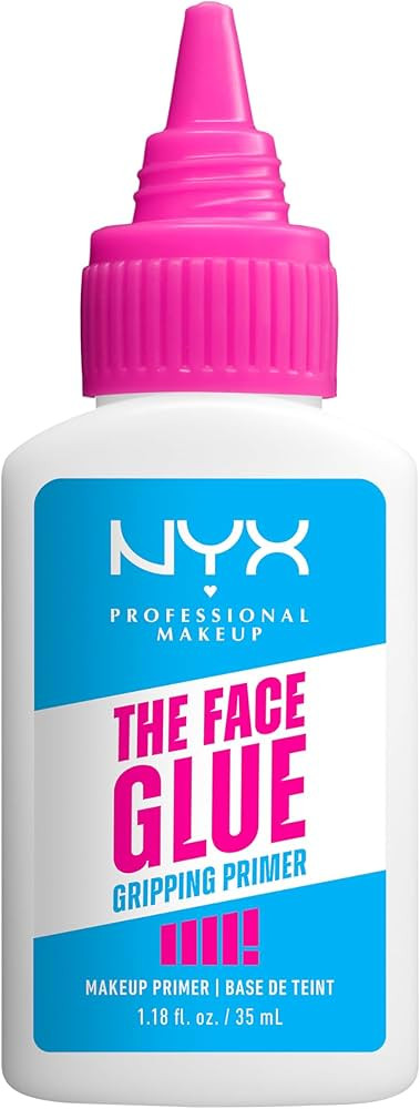 NYX PROFESSIONAL MAKEUP The Face Glue Gripping Primer, Hydrating Makeup Primer with Up To 24HR We... | Amazon (US)