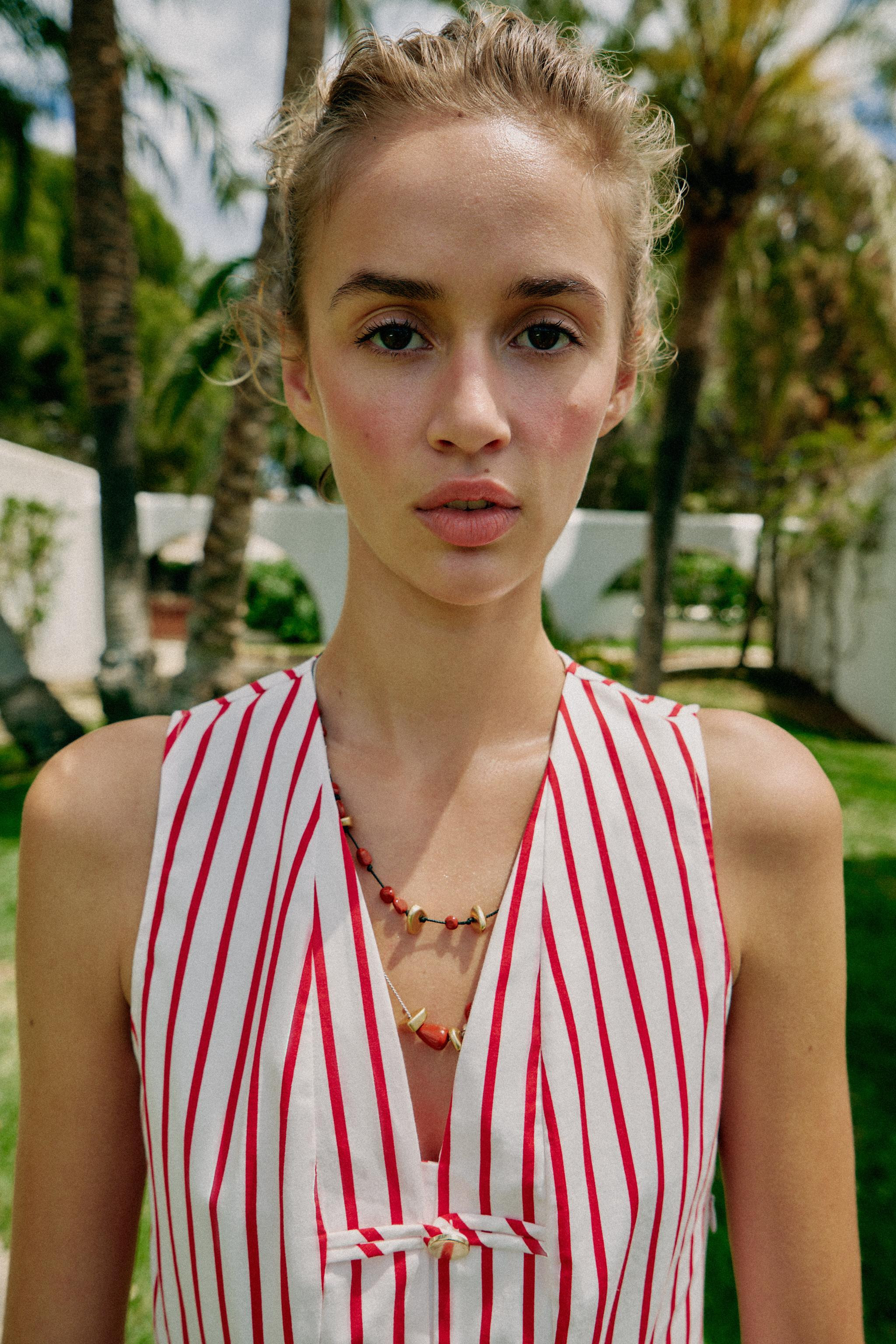 STRIPED FIREMAN CLASP TOP | Zara US