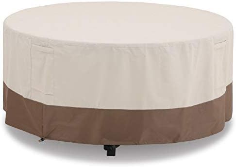 PHI VILLA Patio Furniture Cover, Heavy Duty Water Resistant Round Table & Chair Set with Pop-up S... | Amazon (US)