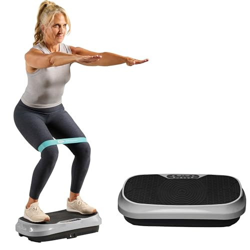 LifePro Waver Mini Vibration Plate for Lymphatic Drainage – Whole Body Vibrating Platform Exercise Machine for Muscle Toning & Recovery with Remote & Resistance Bands, Max Load 260 lb | Amazon (US)
