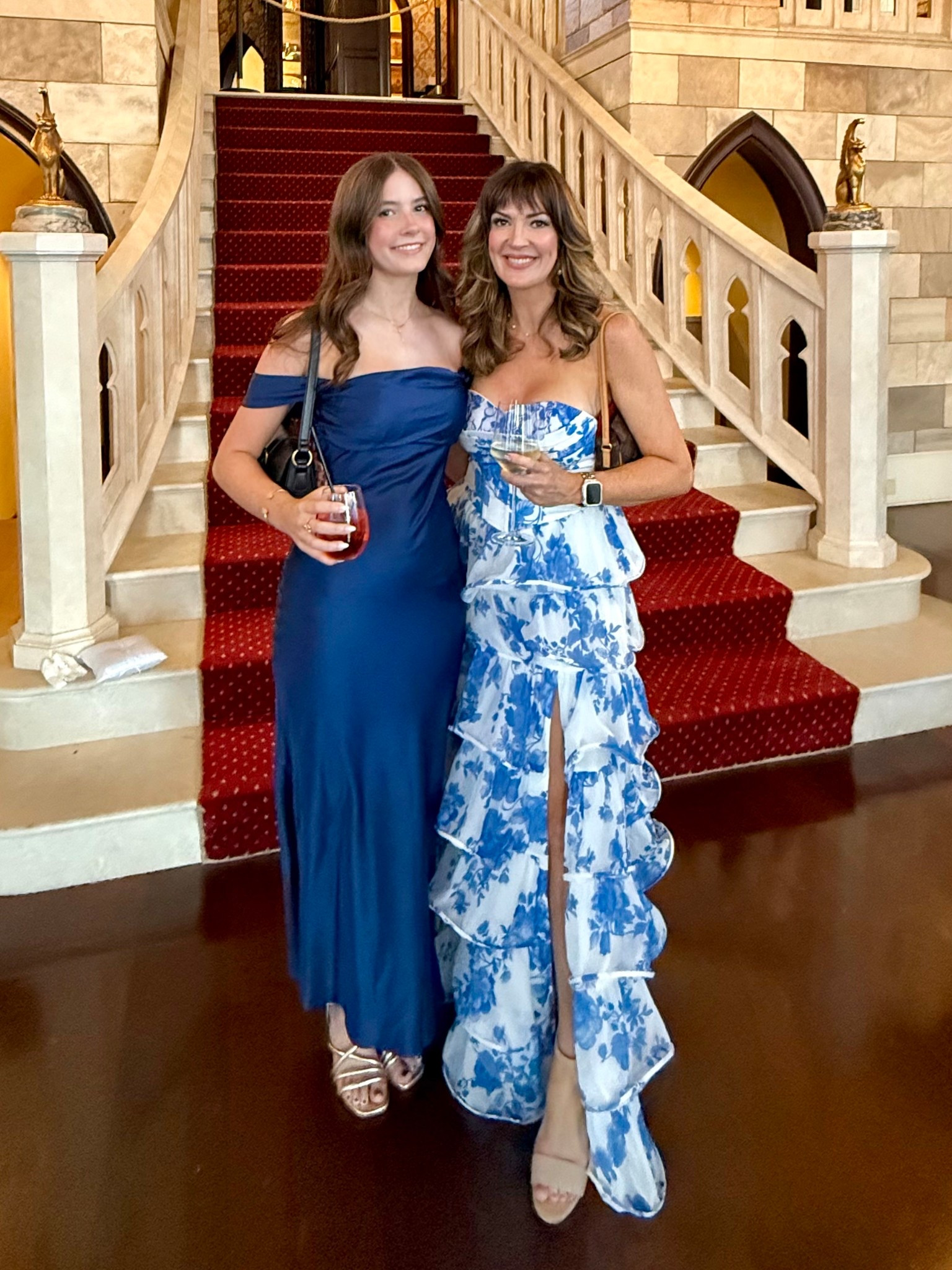 💙🩵Loved my tiered ruffle dress I wore for my cousins wedding! Seems like it’s a fairly popular style right now and would be perfect for a prom look as well. // also linking my daughter’s exact dress. 

#LTKgrwm #LTKmomlife #LTKWedding
