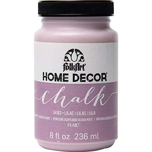 FolkArt Home Decor Chalk Furniture & Craft Paint in Assorted Colors, 8 ounce, Lilac | Amazon (US)
