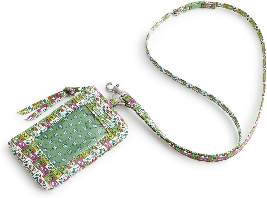 womens Premium Cotton Zip Id Pouch W/Breakaway Lanyard | Amazon (US)