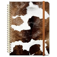 Ruled Spiral Writing Notebook,A5 Hardcover Lined College Journal for Women Lady Girl,Fashion Stro... | Amazon (US)