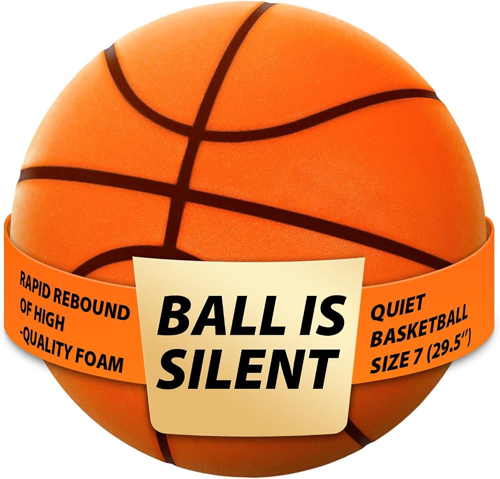 Silent Basketball, 2025 New Foam Basketball for Quiet Dribbling Training & Play - Noiseless Ball ... | Amazon (US)