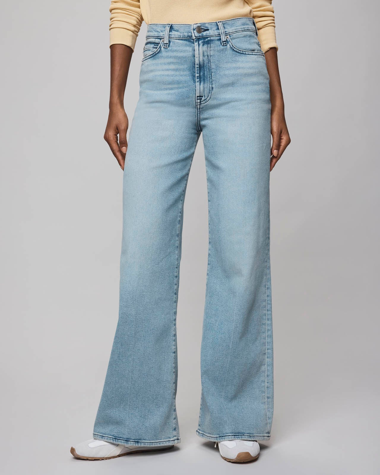 Splendid - High Waist Wide Leg Jean - Must Med Wash | Splendid