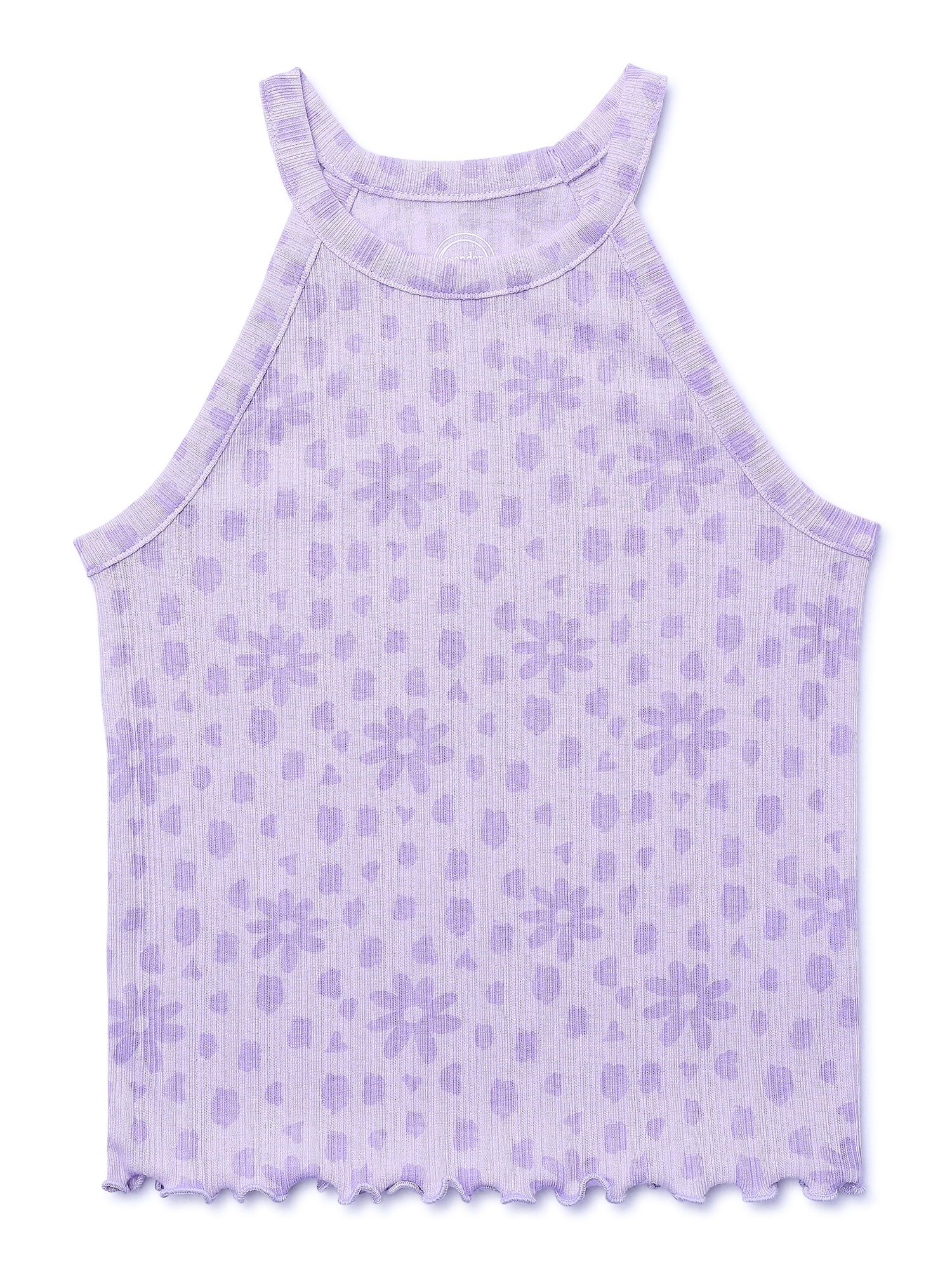 Wonder Nation Girls Halter Tank Top, Sizes 4-16 & Plus | Walmart (US)