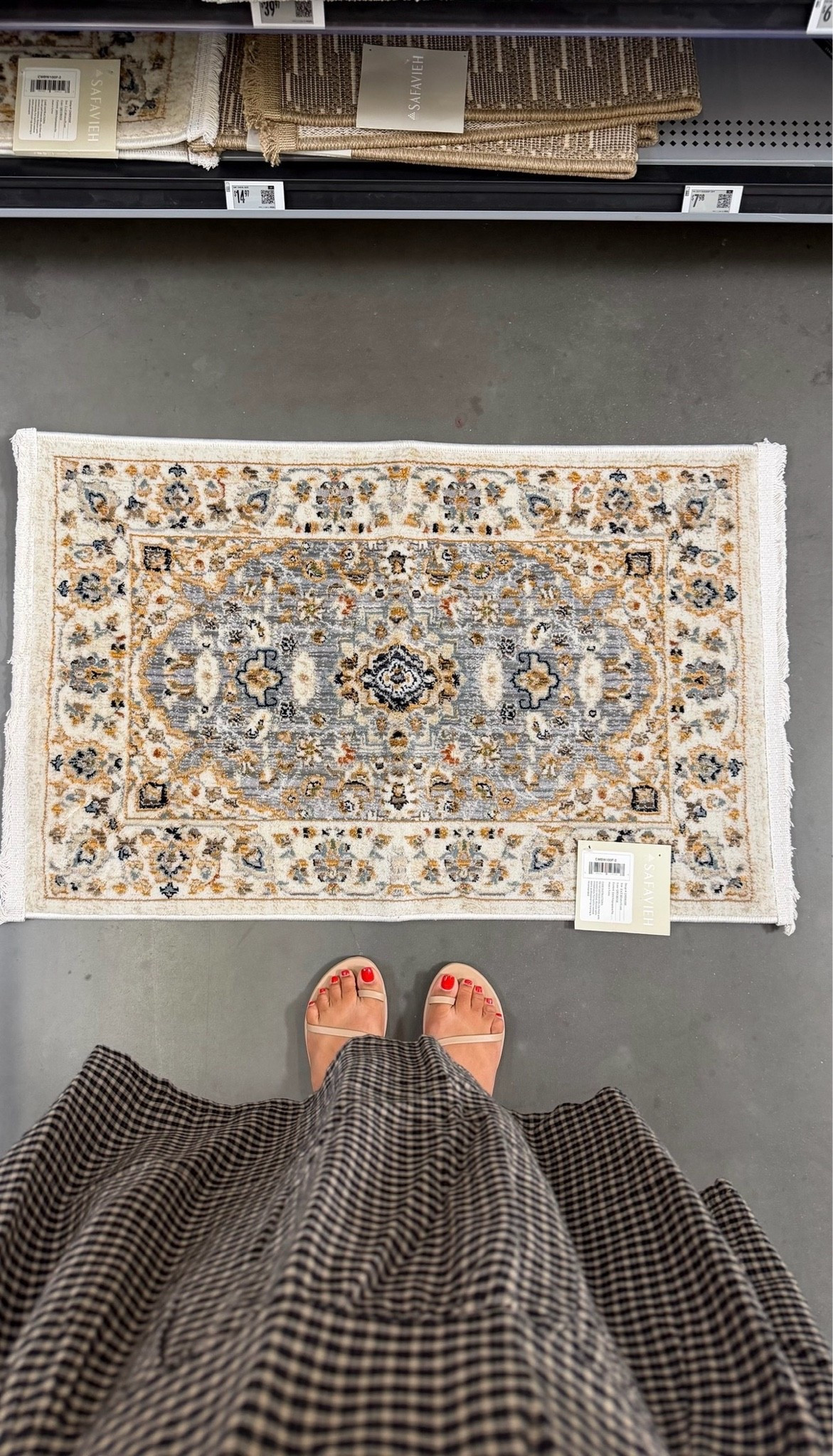 This Walmart entryway rug is such a cute way to add a little something to your space. I love how it makes the entryway feel more welcoming.

#LTKSeasonal #LTKdayinmylife #LTKHome