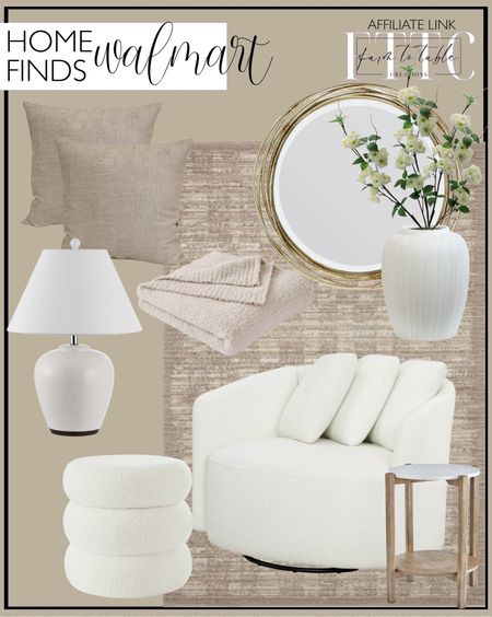 Walmart Home Finds. 


Loloi II Darby Pebble / Sand Neutral Area Rug. Beautiful Drew Chair by Drew Barrymore, Cream. Better Homes & Gardens Round Marble End Table. 58" Ottoman Bench Upholstered Chenille Fabric Bed Foot Stool. Mainstays Chenille Decorative Square Throw Pillow. Rhodes Vase - Large Flower Vase - White Ceramic Vases Patterned. Better Homes & Gardens Round Metal Decorative Wall Mirror. SAFAVIEH Etren 24.5 in. Classic Contemporary Table Lamp, Ivory. Mainstays 50" Artificial Flower Cherry Blossom Stem, White Color. Mainstays Boucle Cloud Storage Ottoman. Better Homes and Gardens Beige Cozy Knit Throw. 

Walmart Home Finds. Walmart Flash Deals. Walmart Best Sellers. Walmart Clearance. 


#LTKSaleAlert #LTKFindsUnder50 #LTKHome