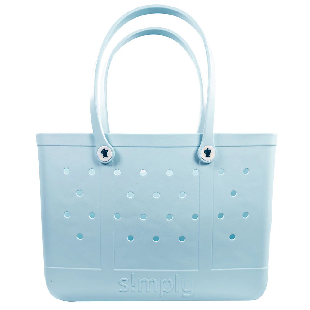 Simply Southern Large Waterproof Tote Bag Artic Blue | Glik's