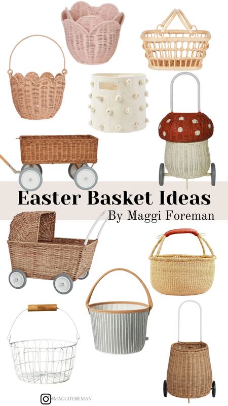 Unique and classic Easter Basket ideas. Baskets that can be used all year round and year to year. Along with baskets that also are the perfect toy for littles! 

#LTKfamily #LTKkids #LTKSeasonal