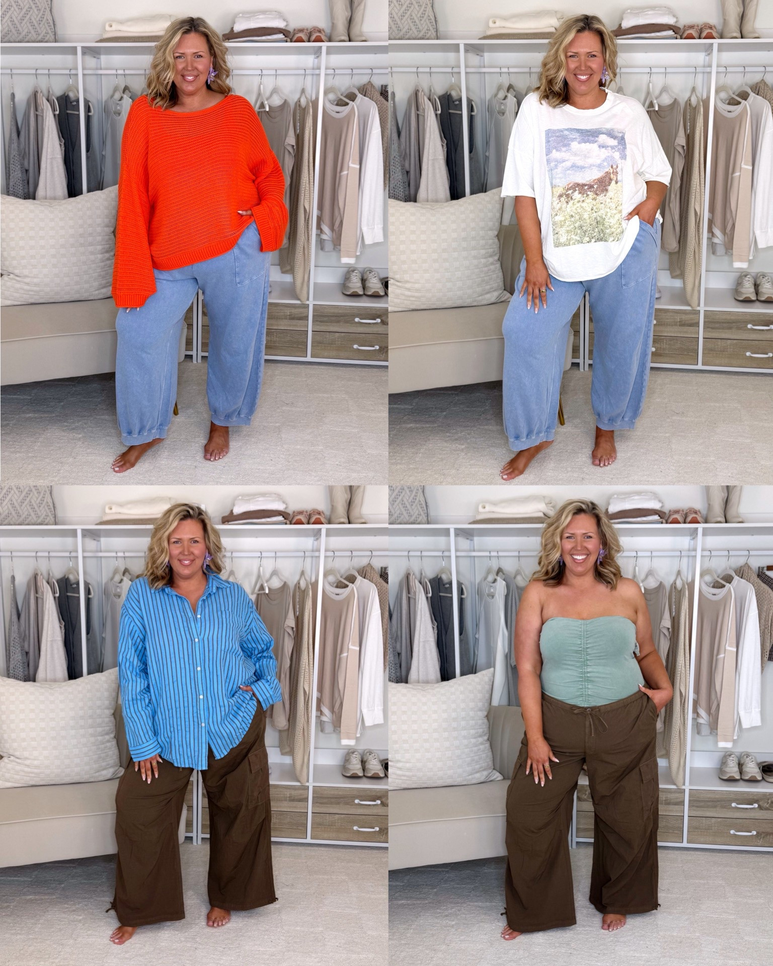Wearing an XXL in everything here! Everything runs true to size! Plus size fashion, everyday outfit inspo, comfy casual, midsize outfits, aerie haul, trendy fashion, spring outfit ideas, spring fashion

#LTKMidsize #LTKPlusSize #LTKOver40