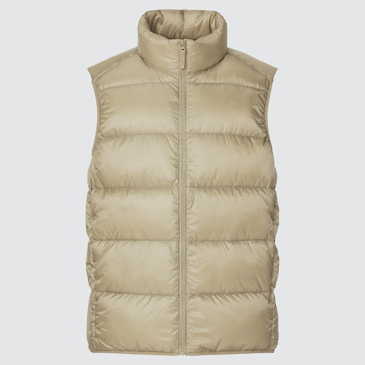 UNIQLO Ultra Light Down Puffer Vest, Beige, L | UNIQLO (US)