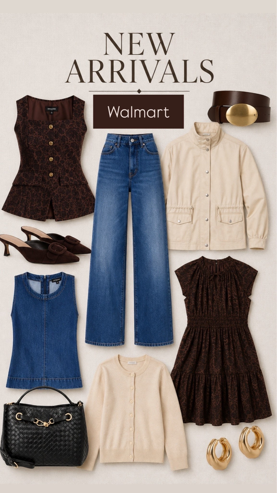 Walmart’s new arrivals are making the summer to fall transition very easy. Rich chocolate brown, wide leg denim, lightweight layers and a few accessories that make everything feel a little more fall without dressing for weather we definitely don’t have yet.

Walmart new arrivals, Walmart fashion, fall fashion, early fall outfits, transitional style, chocolate brown fashion, wide leg jeans, fall dresses, fall accessories, affordable fall fashion, Walmart finds, HauteandHumid

#LTKootd #LTKSeasonal #LTKOver40